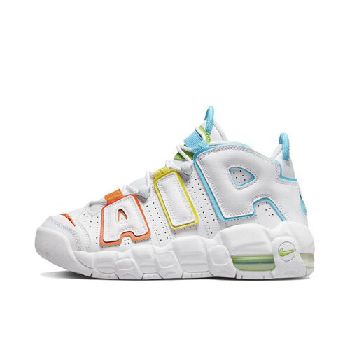 Nike Air More Uptempo 皮革 中帮 儿童篮球鞋FJ4624-100