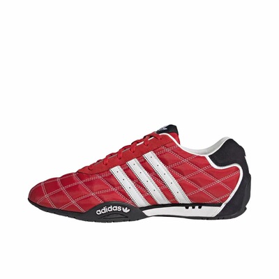 adidas originals 舒适百搭赛车鞋 低帮 男女同款 红色JP7013