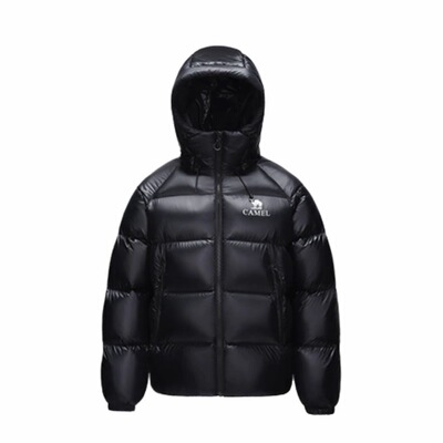 Camel/骆驼 黑钻5PRO 拒水防风加厚气凝胶鸭绒羽绒服 A35WR07006