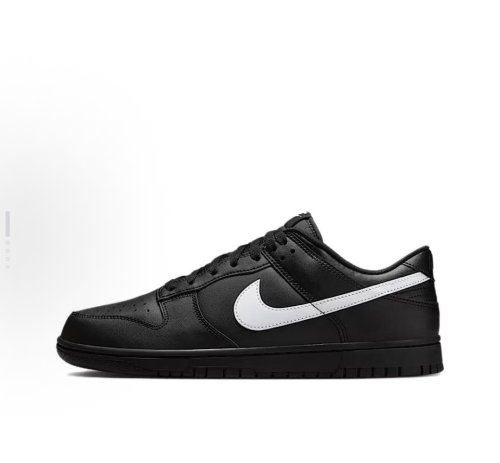 Nike Dunk 皮革 时尚百搭 低帮 板鞋 男款 黑色IO7606-010