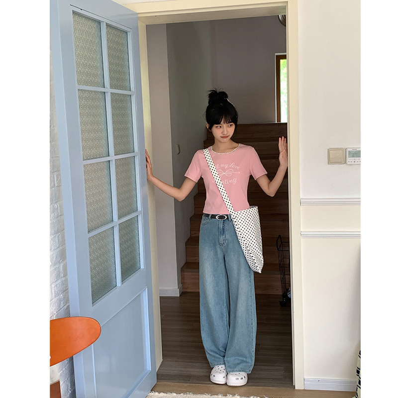 忠犬小八牛仔裤女款直筒