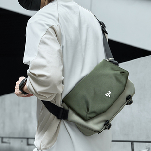 2025新款男款斜挎包多功能外出便携小挎包男士单肩包通勤包邮差包