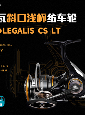 DAIWA达亿瓦LEGALIS纺车轮达瓦来个梨路亚轮金属线杯渔轮钓鱼轮