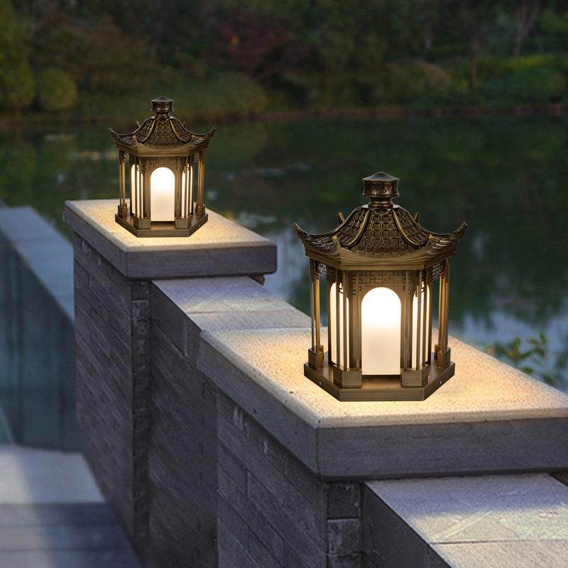 新中式户外仿古灯笼室外庭院花园宫廷凉亭连廊别墅大门口防水吊灯
