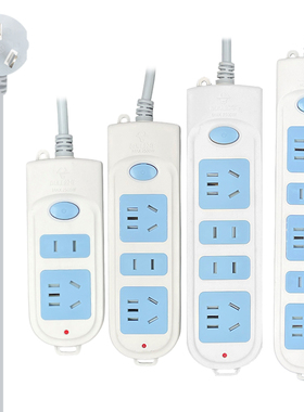 公牛插座排插GN-612/606/607/608/609 1.8米3米5米10米接线板插排