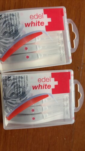 edel white瑞士进口牙缝刷 牙间隙刷 正畸牙套齿间刷 齿缝清洁