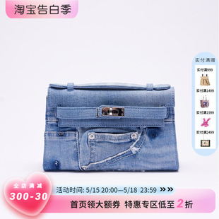 Handle Margin Top Bag牛仔手提斜挎包帆布包时尚 Goods 复古小众