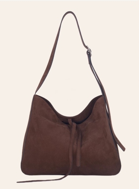 forms内感磨砂头层牛皮植鞣革软托特包单肩包女