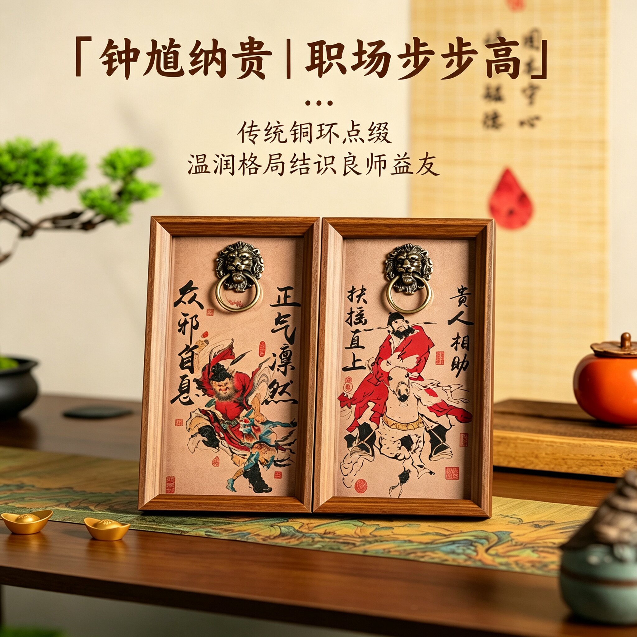 钟馗招财镇宅平安摆件