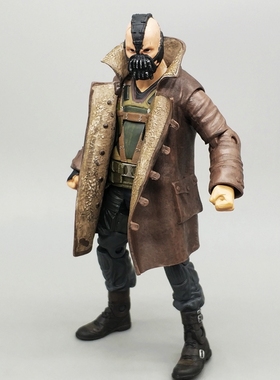 蝙蝠侠前传阿甘骑士人偶贝恩BANE 正义联盟手办玩具模型毒液人