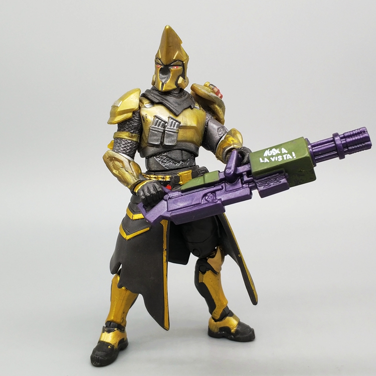 3.75寸堡垒之夜手办黄金毁灭战士兵人特种部队可动人偶模型玩具
