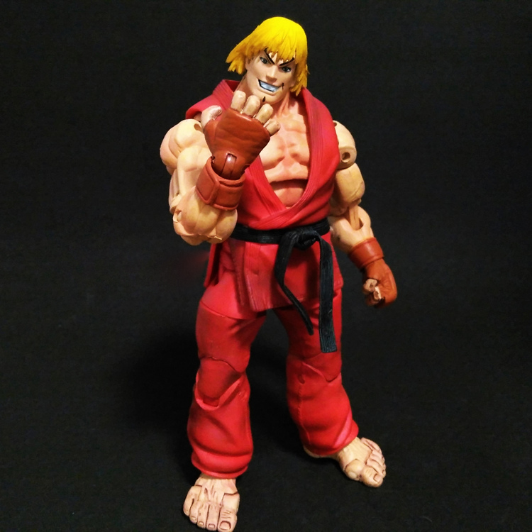街头霸王4 肯KEN手办模型 PS3游戏街机漫画可动人偶豪鬼古烈周边