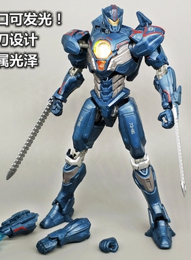 环太平洋2机甲复仇流浪者哥斯拉手办怪兽之王模型玩具可动人偶