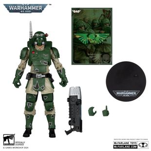 7寸战锤手办40K星界军卡斯金模型可动人偶玩具收藏级 麦克法兰