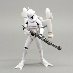 星球大战3.75寸黑武士白兵手办克隆人风暴兵重装 可动人偶玩具模型