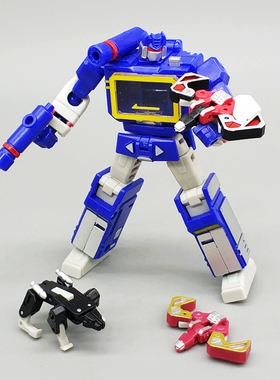 变形G1金刚声音玩具波钢锁威震荡波超能勇士擎天模型柱生日礼物