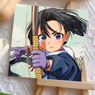 卡通动漫擅长逃跑的殿下北条时行人物头像diy数字油画填色装饰画