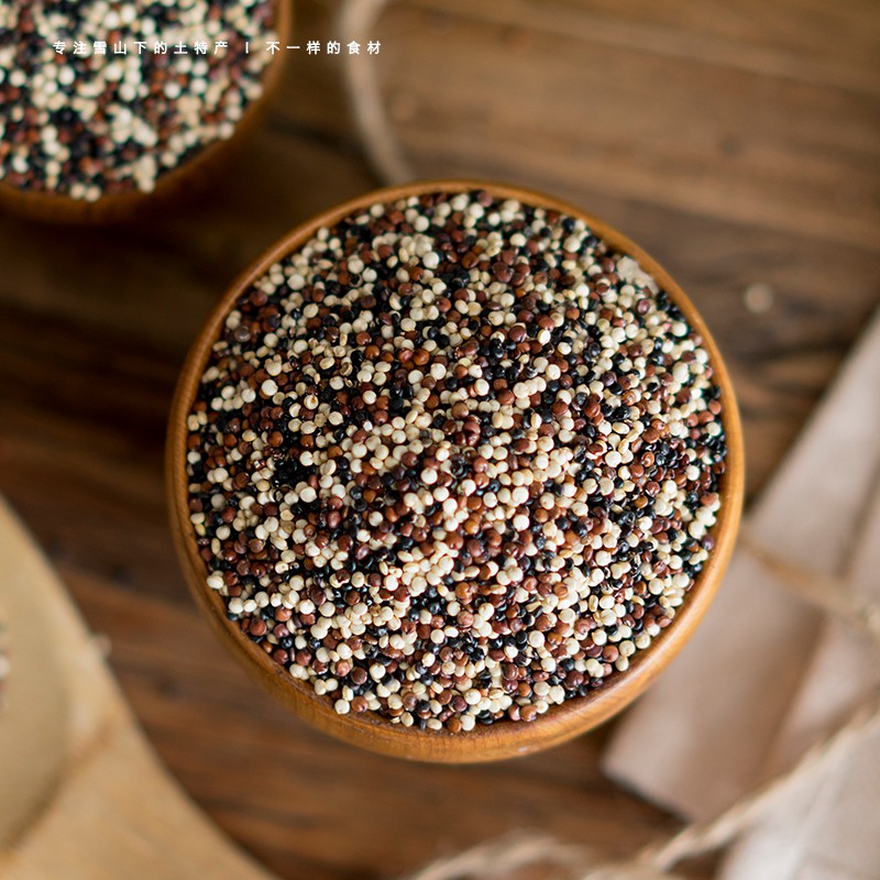 纳西田野 三色藜麦 白黑红 黎麦米五谷杂粮藜麦粥 400g