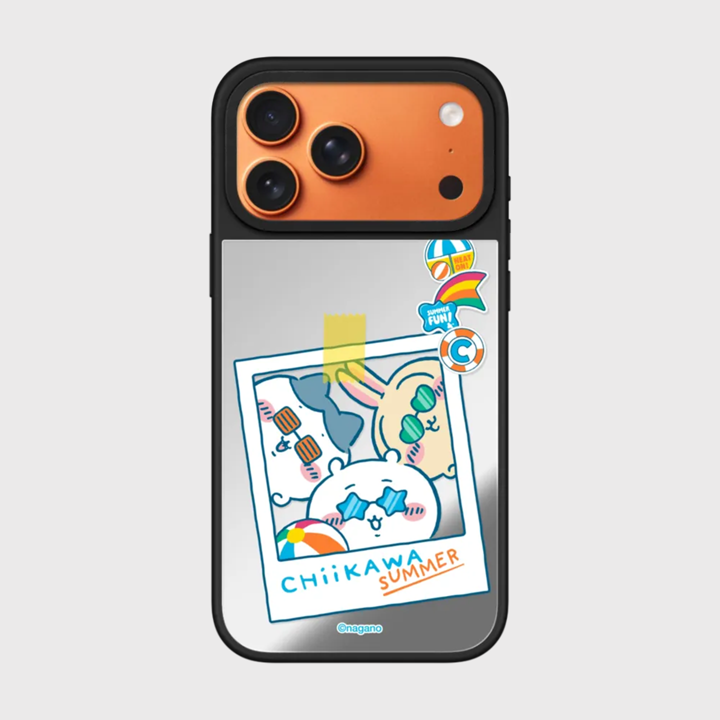 【韩国代购】夏日合照镜面手机壳适用苹果17/16promax新款iphone15plus保护套14/13pro透明防摔12磁吸Magsafe