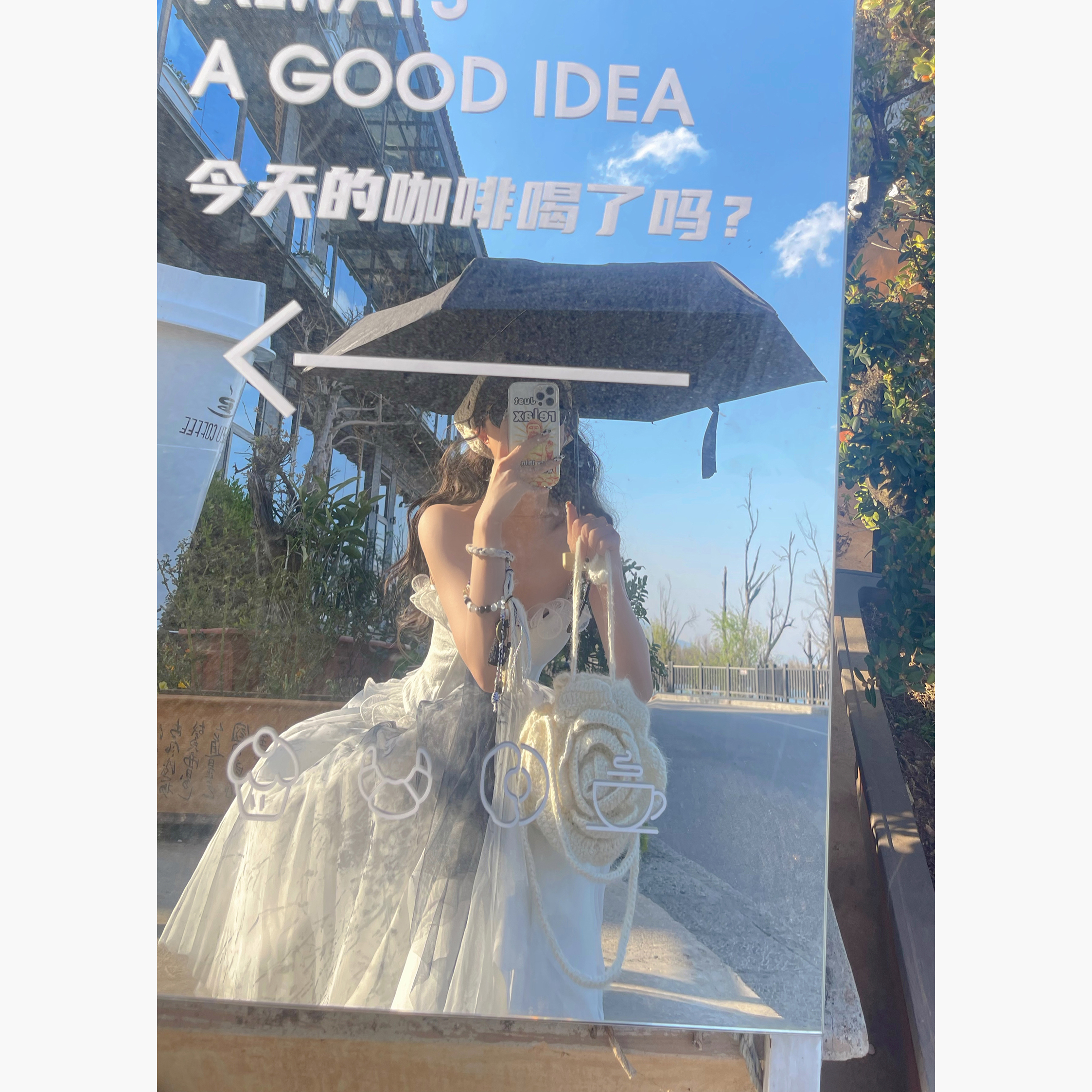LISEYEN设计师原创女宫廷抹胸抹胸水墨烟雾纱裙