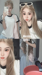 LISEYEN这个T版型超好看～精梳棉出一个微修身版本女夏季短袖上衣