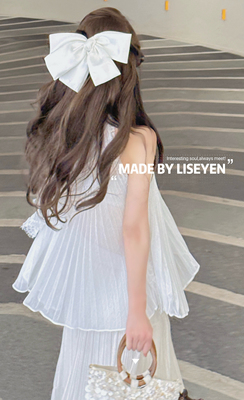 LISEYEN设计师款 高干文女主蕾丝套装女夏季仙女上衣半身裙两件套