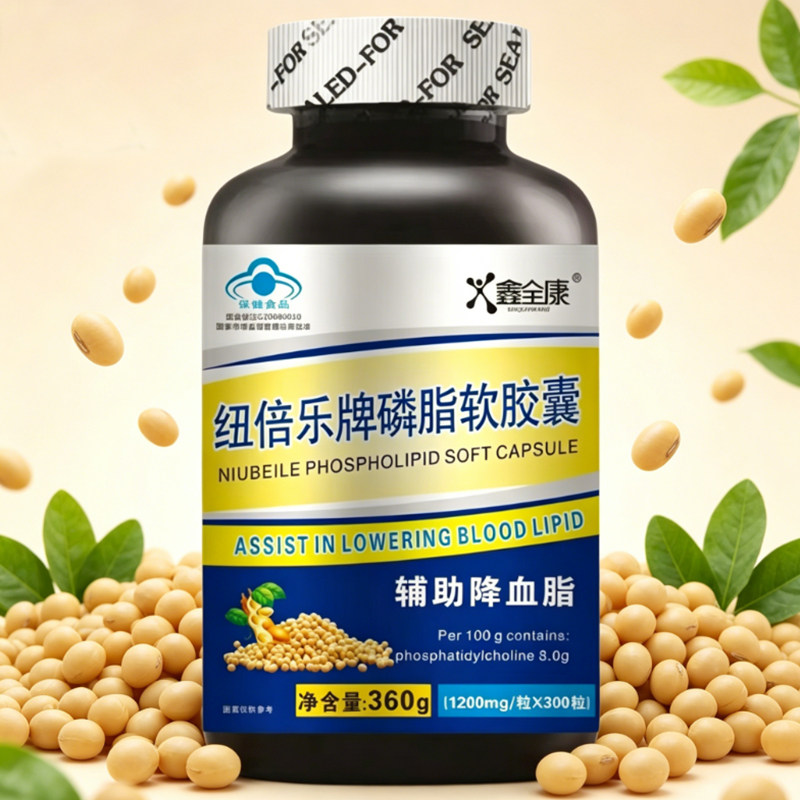 鑫全康 纽倍乐牌磷脂软胶囊300粒正品包邮