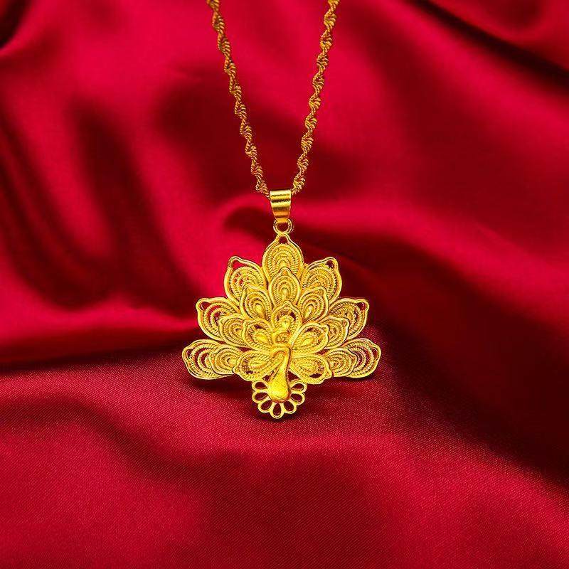 铜合金项链铜合金项链孔雀开屏水波纹项链时尚气质百搭非黄金--c,饰品/流行首饰/时尚饰品新,二奢项链/吊坠,淘宝优惠券,粉丝福利购,淘宝优惠卷