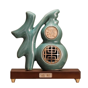 中国传统文化国学葫芦福字摆件新中式吉祥家居装饰品乔迁新居礼品