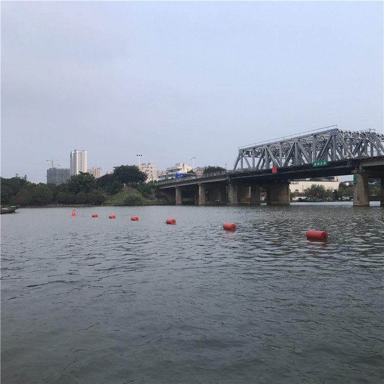 200*1000海上工程围栏阻拦船只进入浮筒 聚乙烯串联禁航浮筒