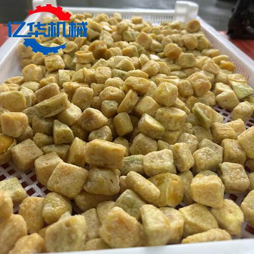 连续式薯条油炸机 自动刮渣炸蘑菇机器 菩提南瓜上浆油炸设备