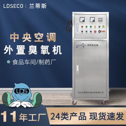 兰蒂斯大型不锈钢臭氧发生器食品车间中央空调外置式臭氧机厂家