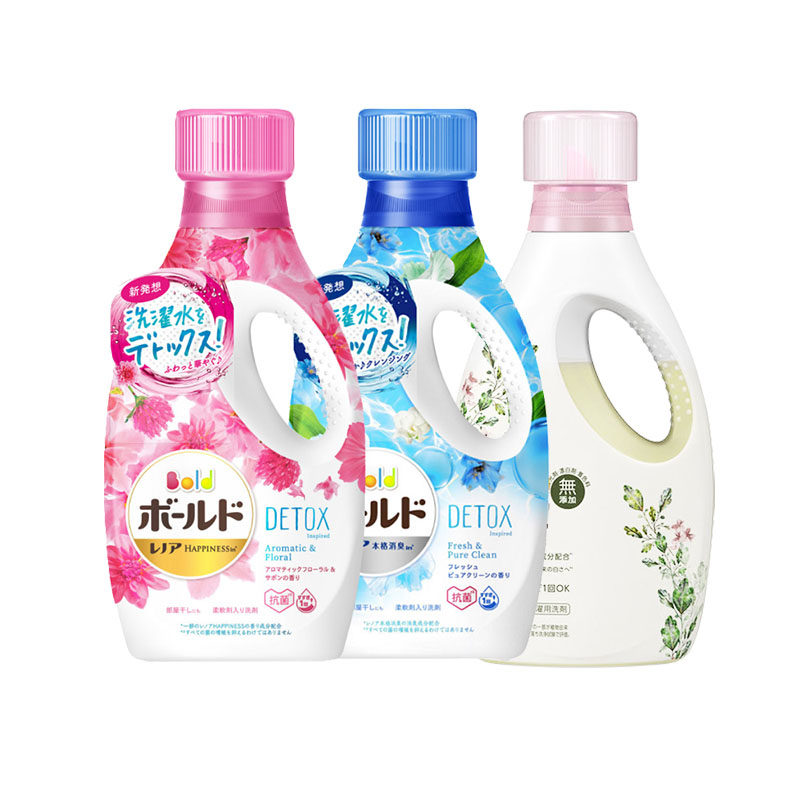 日本进口宝洁花香子bold洗衣液香味持久花香柔顺剂无荧光剂750ml