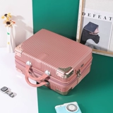 Ретро портативный чемодан, косметичка, маленькая портативная система хранения, 14 дюймов