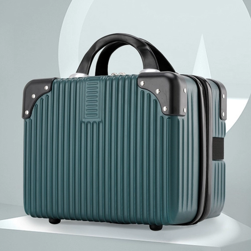 Ретро портативный чемодан, косметичка, маленькая портативная система хранения, 14 дюймов