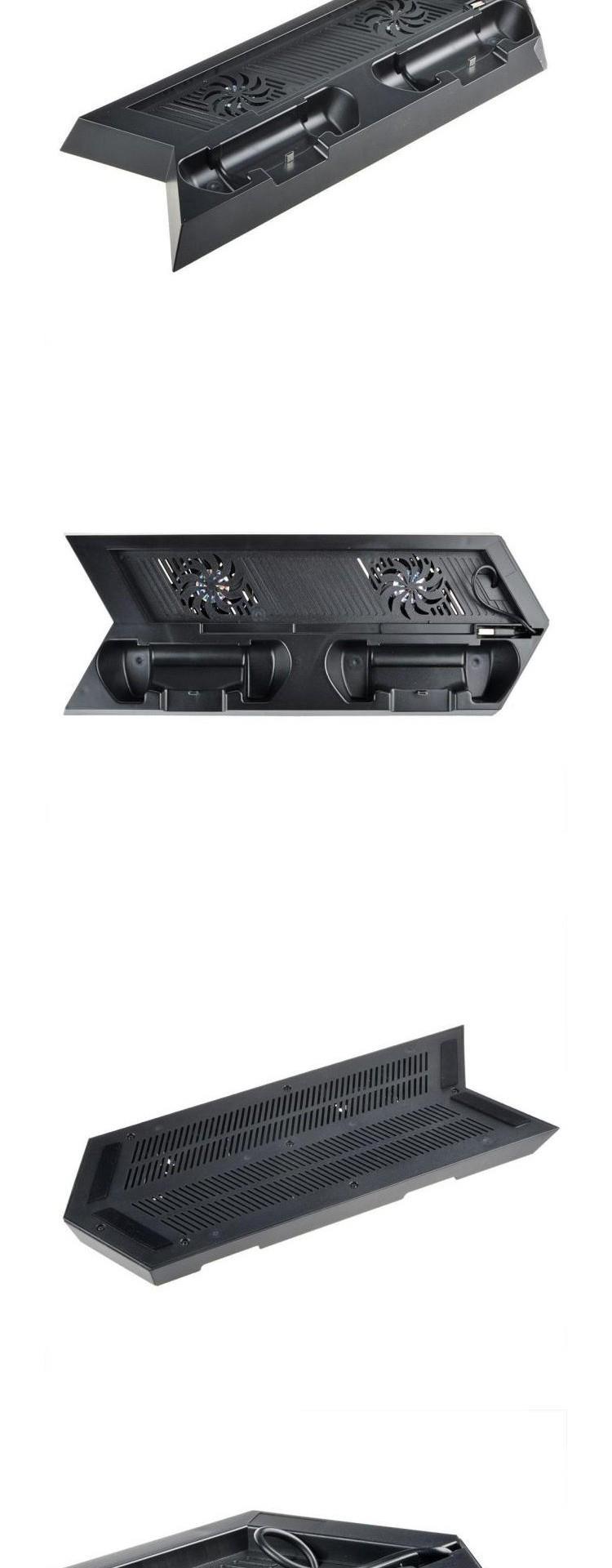 SB line ba khung giao diện USB đôi máy chủ PS4 sạc cơ sở làm mát U quạt sạc đôi chỗ ngồi với U - PS kết hợp cáp type c to type c
