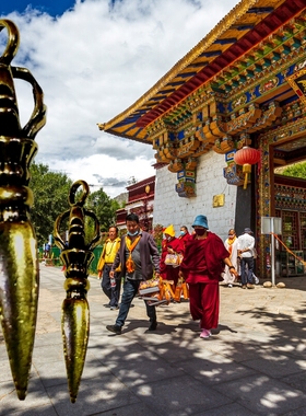 西藏拉萨色杰扎仓五股金钢杵 男女同款吊坠拉萨直发 3个起包邮