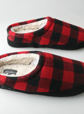 10.23 E.B 冬季男款加绒加厚保暖防滑轻便居家棉拖 农