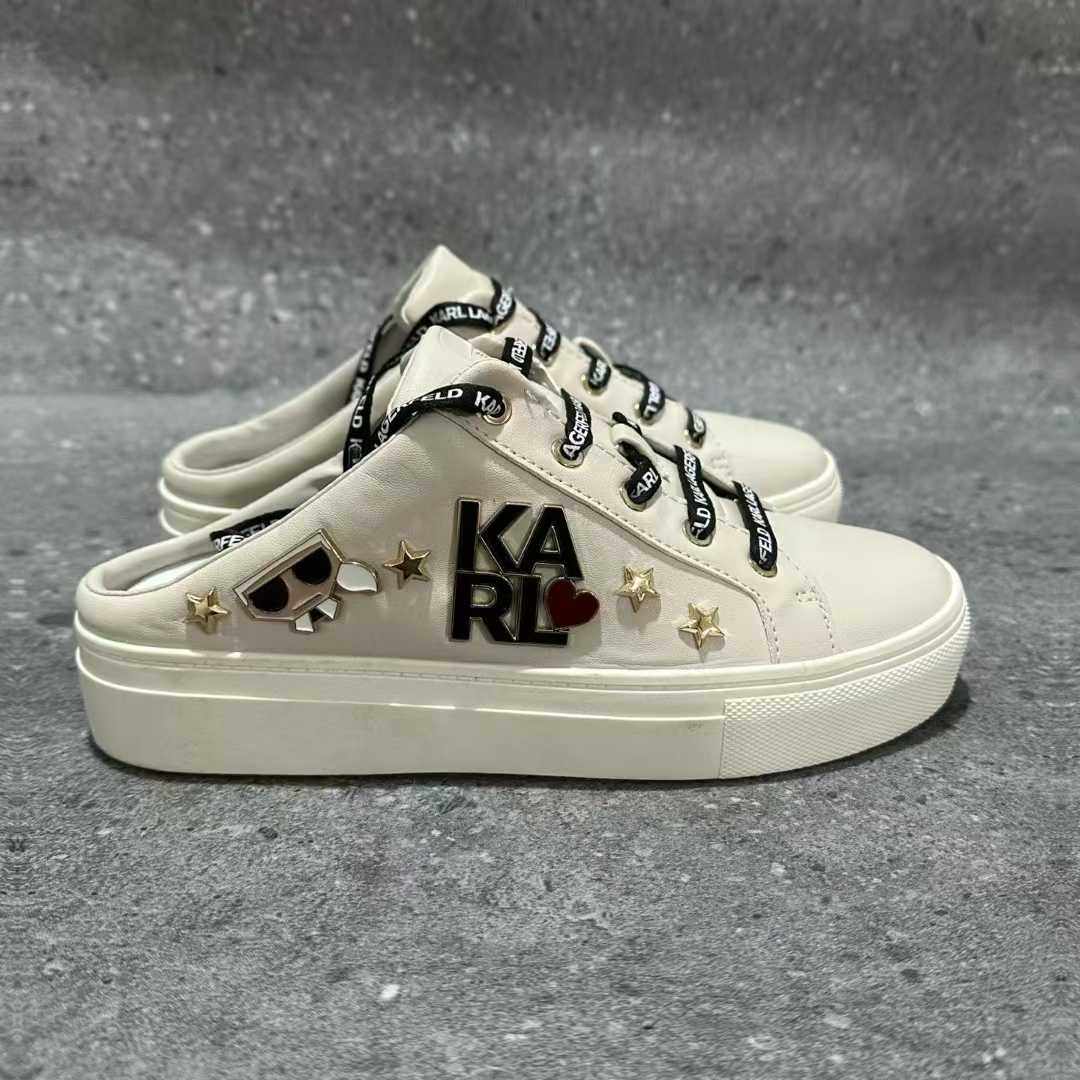 1.12 K.L 法国高端时尚包头拖鞋女平底懒人半拖百搭小白鞋 探四,女鞋,包头拖,淘宝优惠券,粉丝福利购,淘宝优惠卷