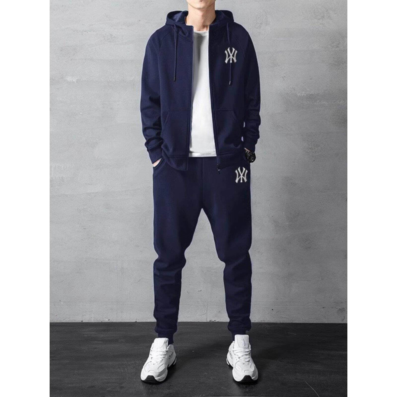 2025秋季新款名牌运动服男套装休闲纯棉潮牌大码卫衣男装搭配一套