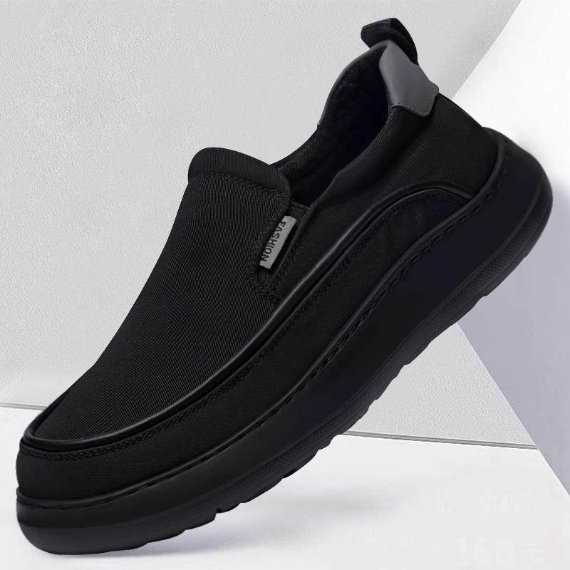 布鞋男2025秋季透气冰丝帆布防臭休闲百搭轻便男懒人一脚蹬休闲鞋,流行男鞋,时尚休闲鞋,淘宝优惠券,粉丝福利购,淘宝优惠卷