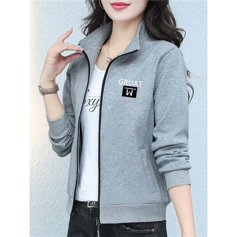 韩国卫衣外套女春秋短款2025年新款休闲运动开衫女装秋冬加绒上衣