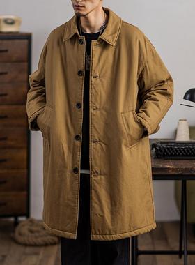 【小众设计】Ander Jurnal春秋款保暖棉服男耳套加厚中长款宽松