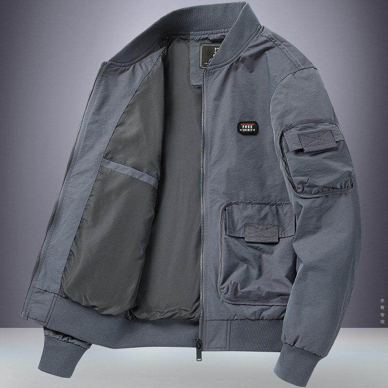 飞行员外套~人手一件百搭~加棉保暖夹克男春秋冬季工装宽松棒球领,男装,秀禾服,淘宝优惠券,粉丝福利购,淘宝优惠卷