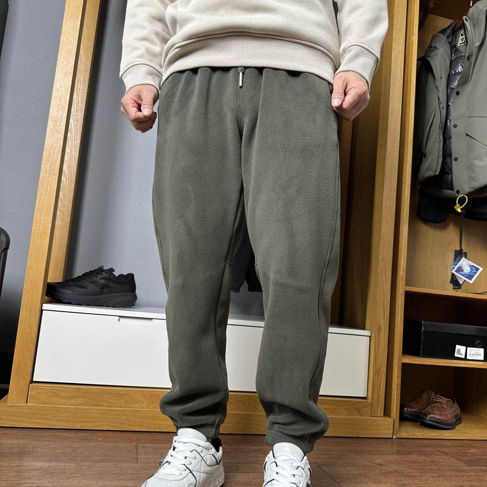 自留推荐款！双面奥绒！秋冬男士纯色加绒加厚百搭束脚卫裤休闲裤,男装,卫裤,淘宝优惠券,粉丝福利购,淘宝优惠卷