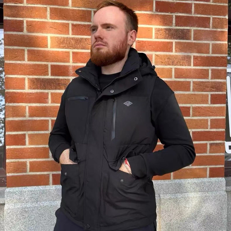 重磅牛货！男士秋冬户外美式休闲连帽可脱卸防风保暖加棉马甲背心,男装,常规马甲,淘宝优惠券,粉丝福利购,淘宝优惠卷