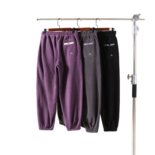 无注册商标超细PC双面摇粒绒卫裤