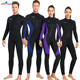 DIVE&SAIL专业潜水服女男3mm冬季 深浮潜冲浪保暖防寒湿衣欧版 XXXL