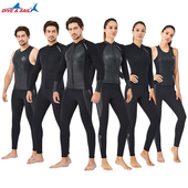 DIVE&SAIL2mm潜水服女分体泳裤 长裤 防寒保暖浮潜游泳衣冲浪男湿衣