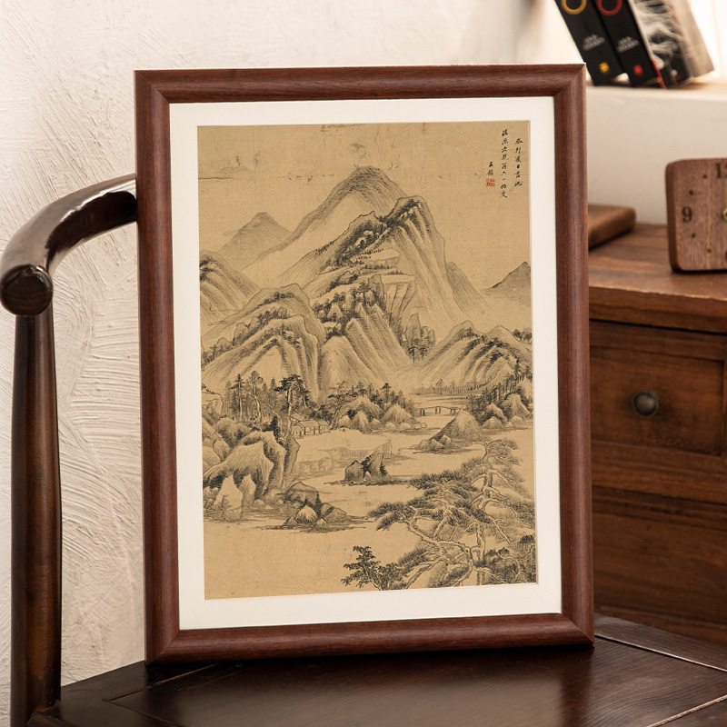 e动空间画框实木现代简约